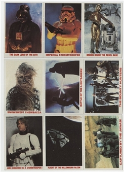 1981 Burger King "Star Wars" Three-Card Strips Collection (2,000+) Including Over 130 Complete Sets! 